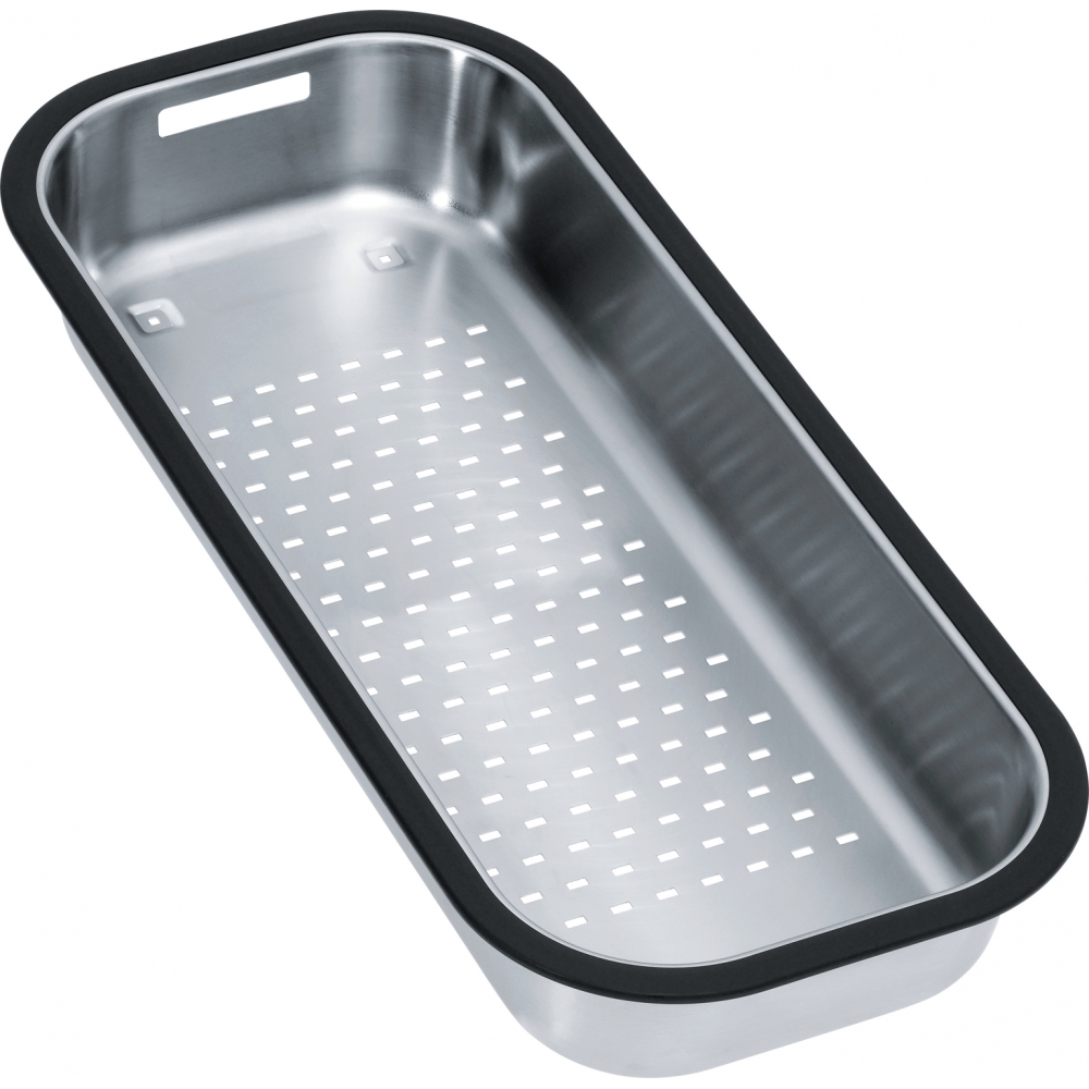 Panier-égouttoir, Acier inox/Noir, 183 x