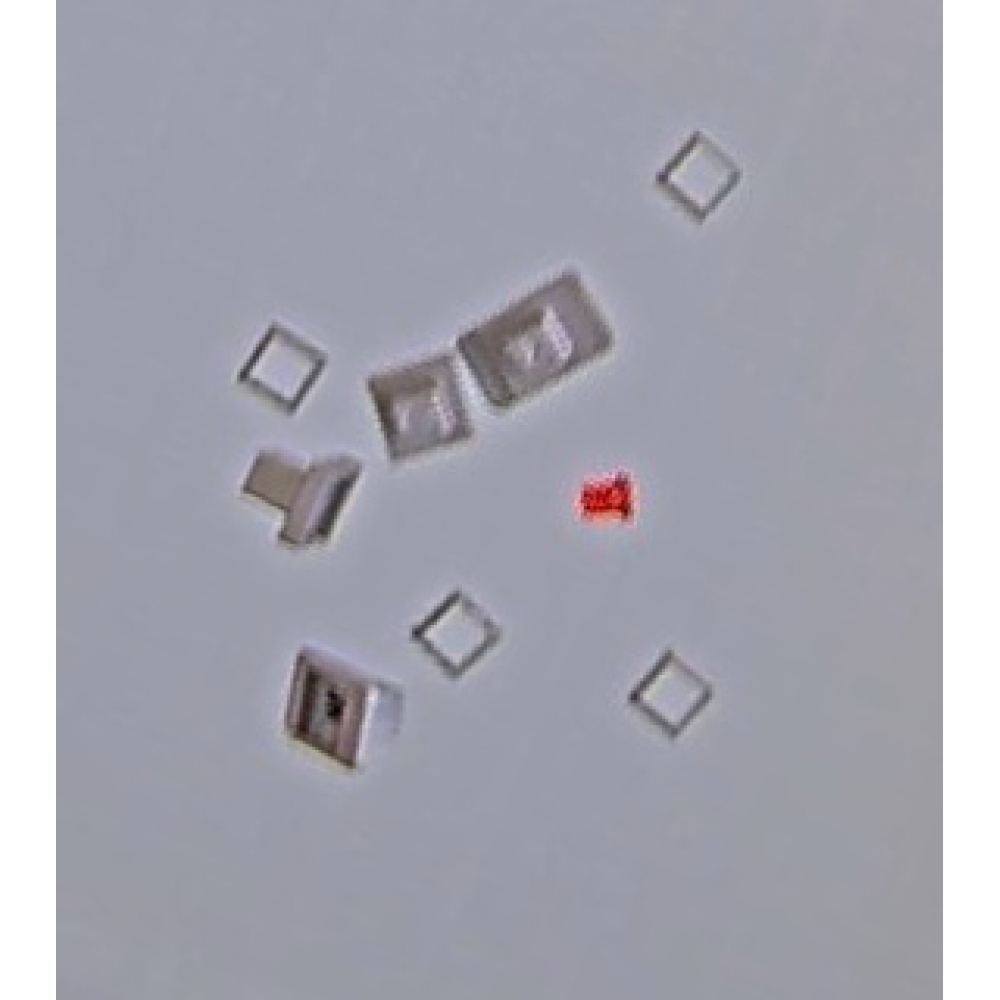 KIT PULSANTI QUADRATI GM M8 3V KIT PULSANTI QUADRATI GM M8 3V