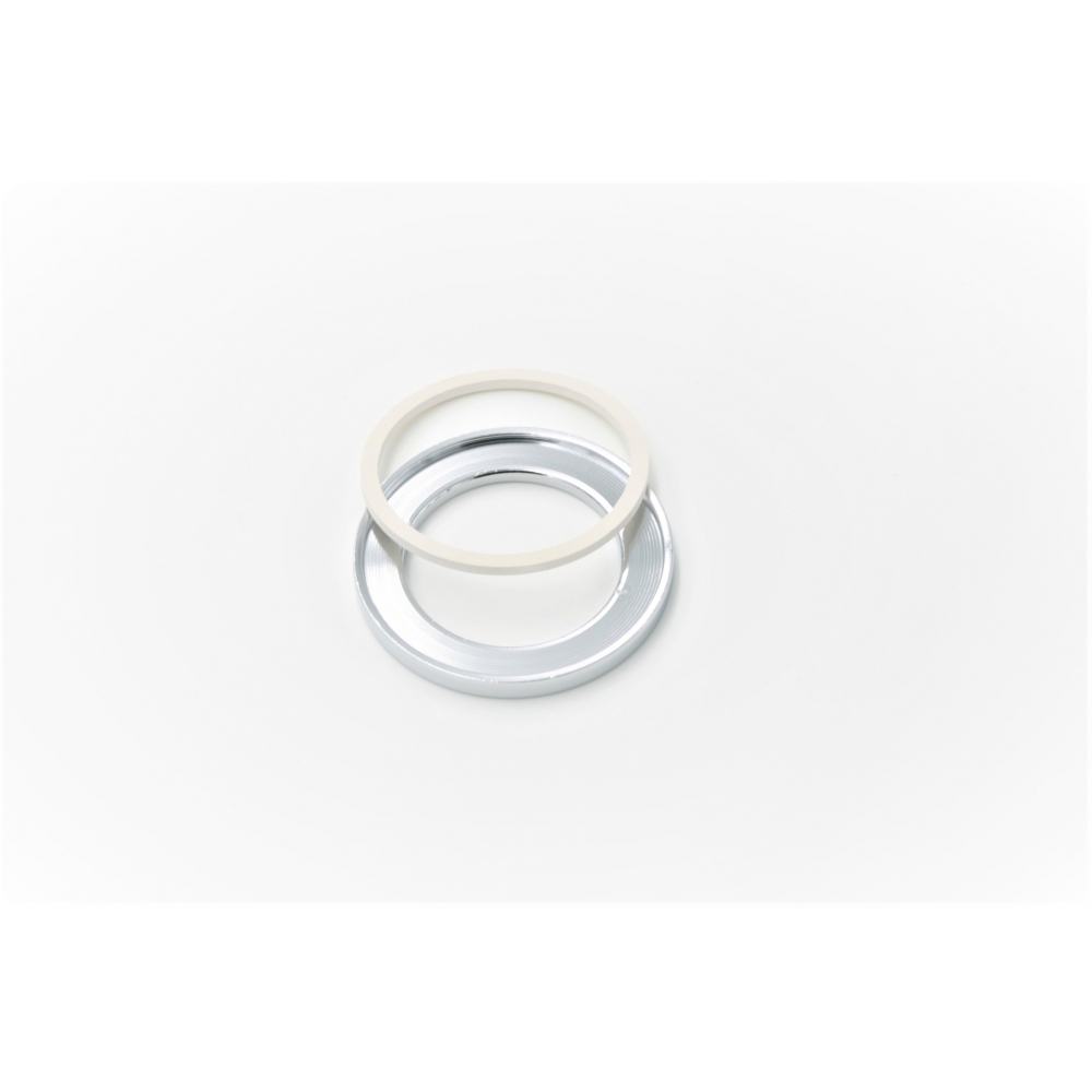 Embase + joint chromé Embase + joint chromé
