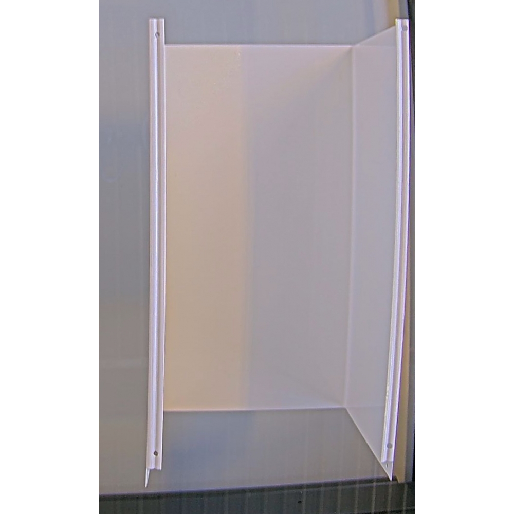 Bas de conduit blanc