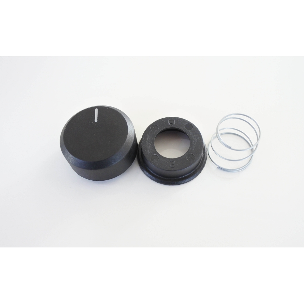 RIC piano manopola nera assieme dia36mm