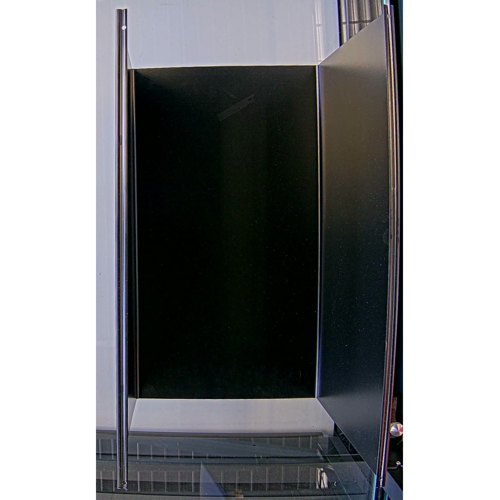 Bas de conduit noir mat