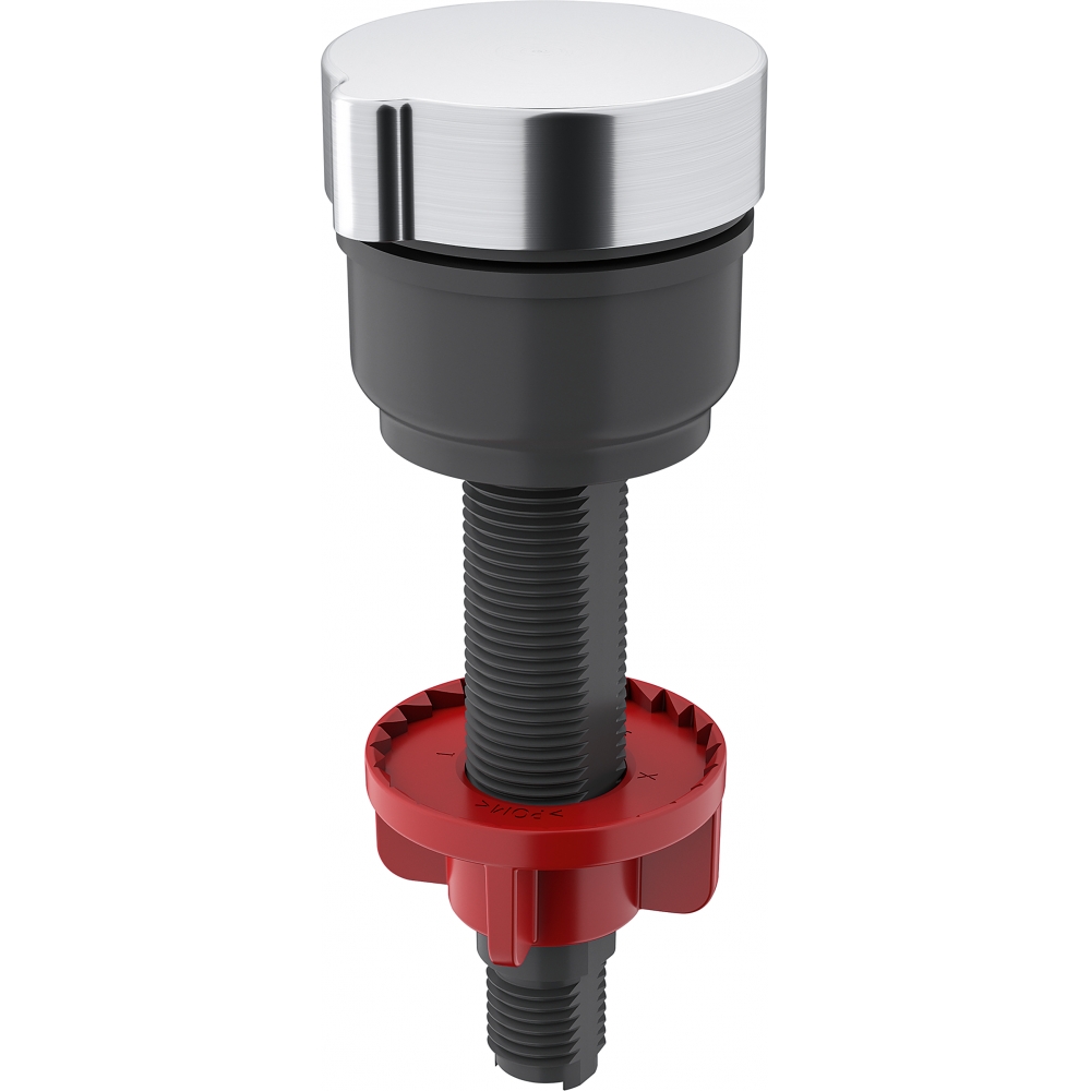 Bouton rotatif, Aspect inox, 35mm