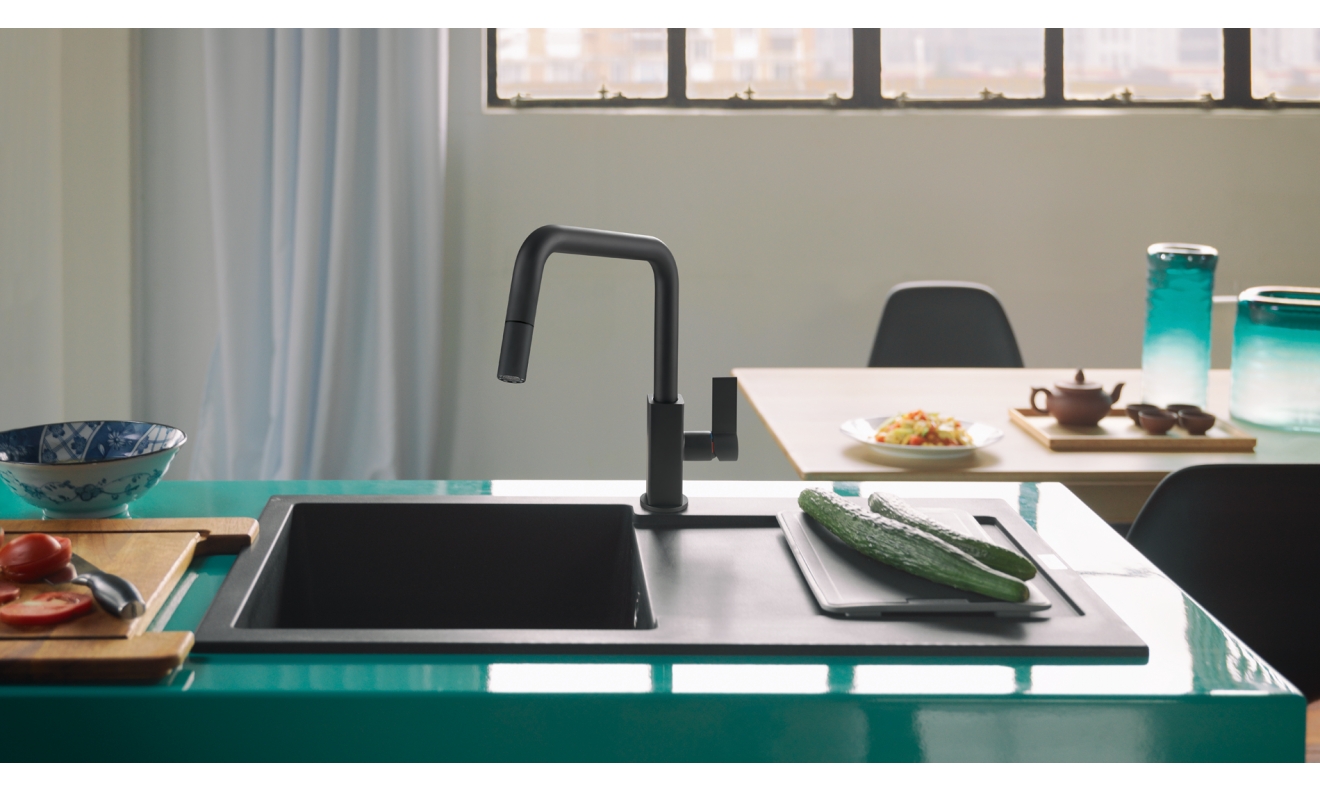MARIS PULL DOWN NOZZLE MATT BLACK