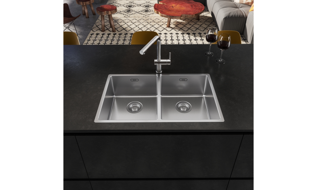 BXX 220/120 34-34 INOX SATINATO
