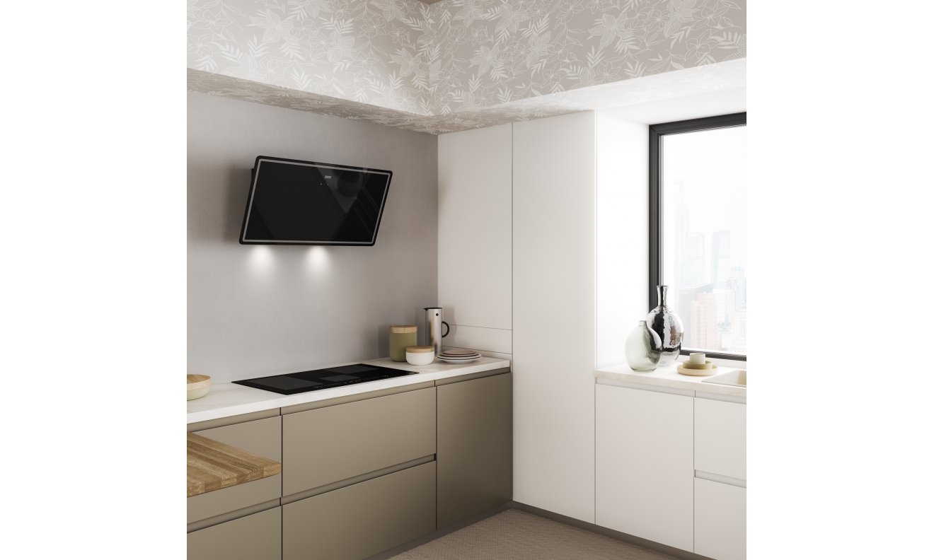 Kopffreiheitshaube Lago FLG 805 BK/DG Kopffreiheitshaube Lago FLG 805 BK/DG