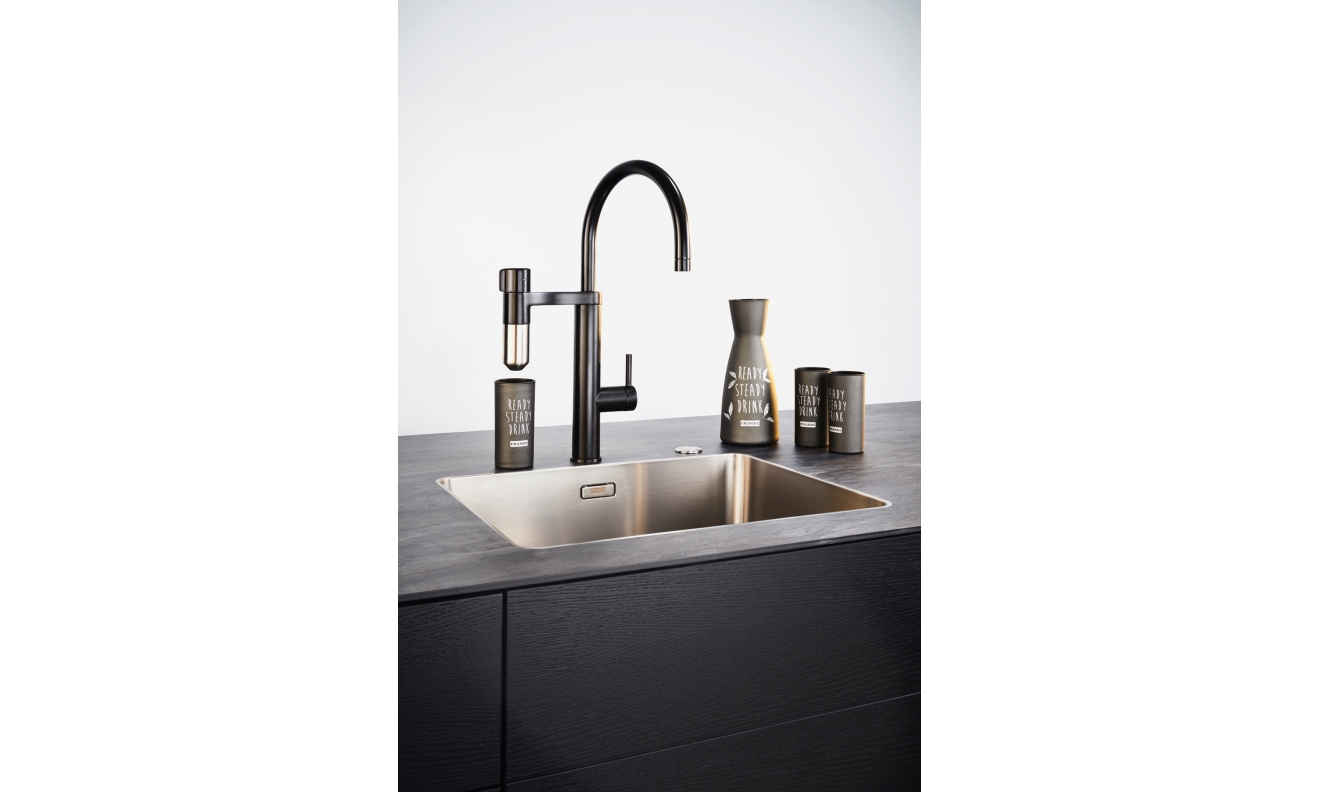 Filterarmatur Vital FestauslaufBlackMatt