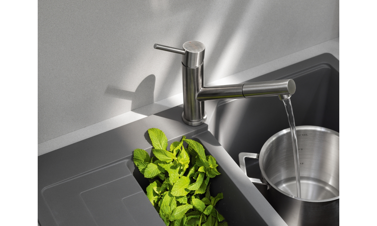 ORBIT DOCCIA INOX SATINATO