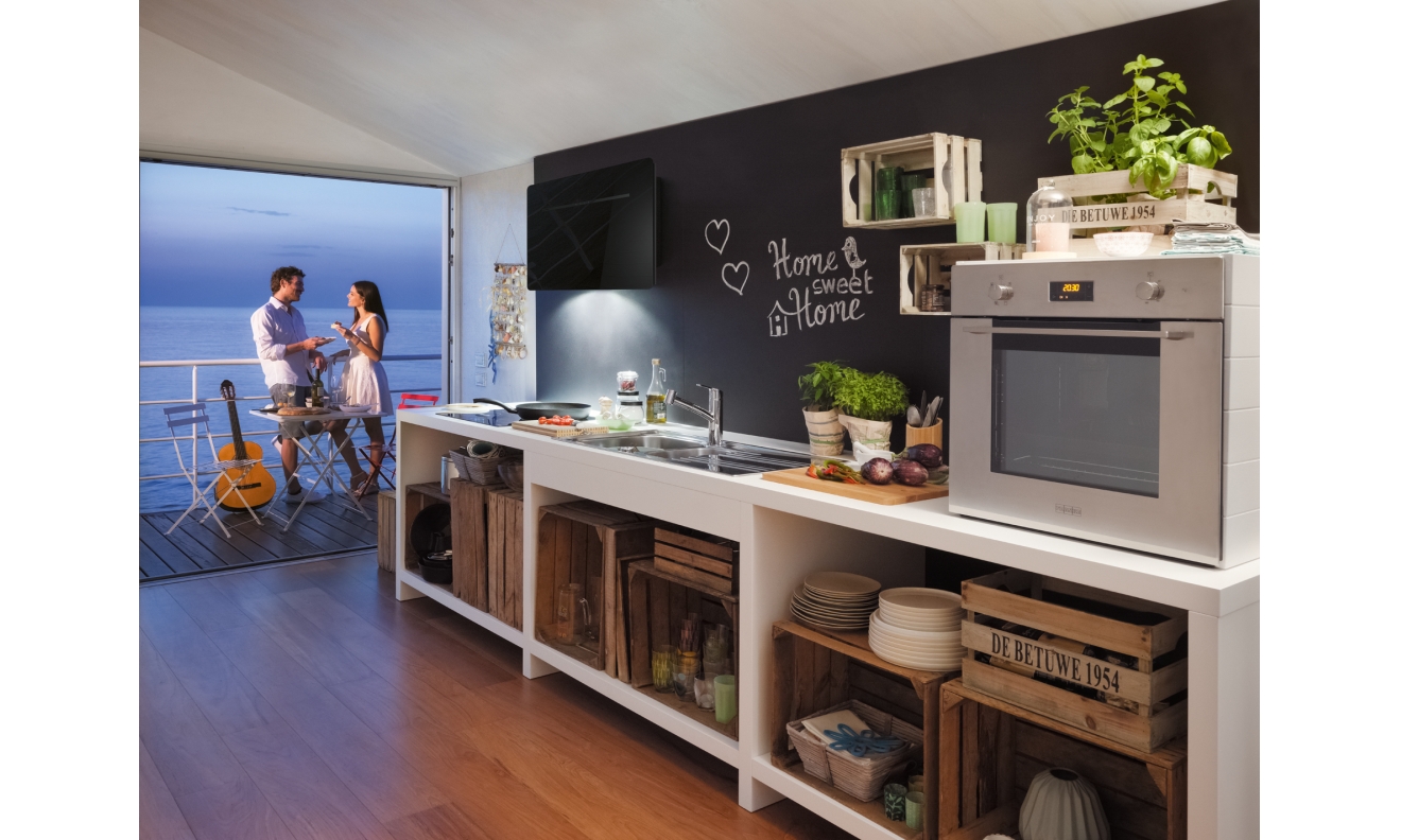 Haube SMART Flat FSFL 905 BK, schwarz