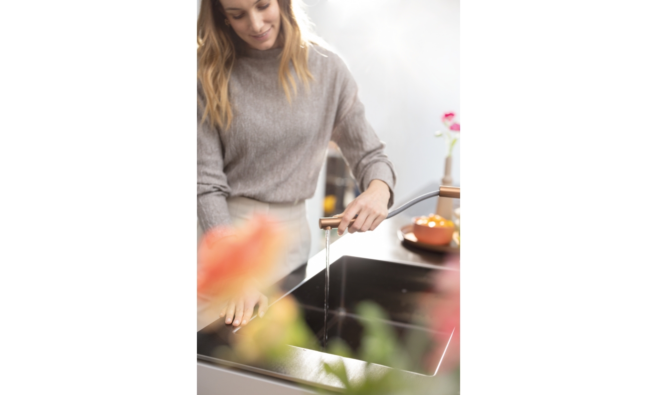 Atlas Neo Goulot extensible, Haute press