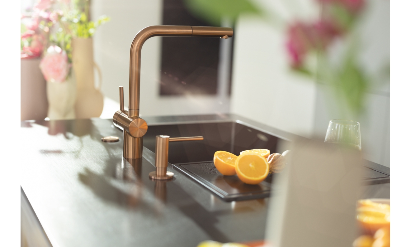 Atlas Neo Goulot extensible, Haute press