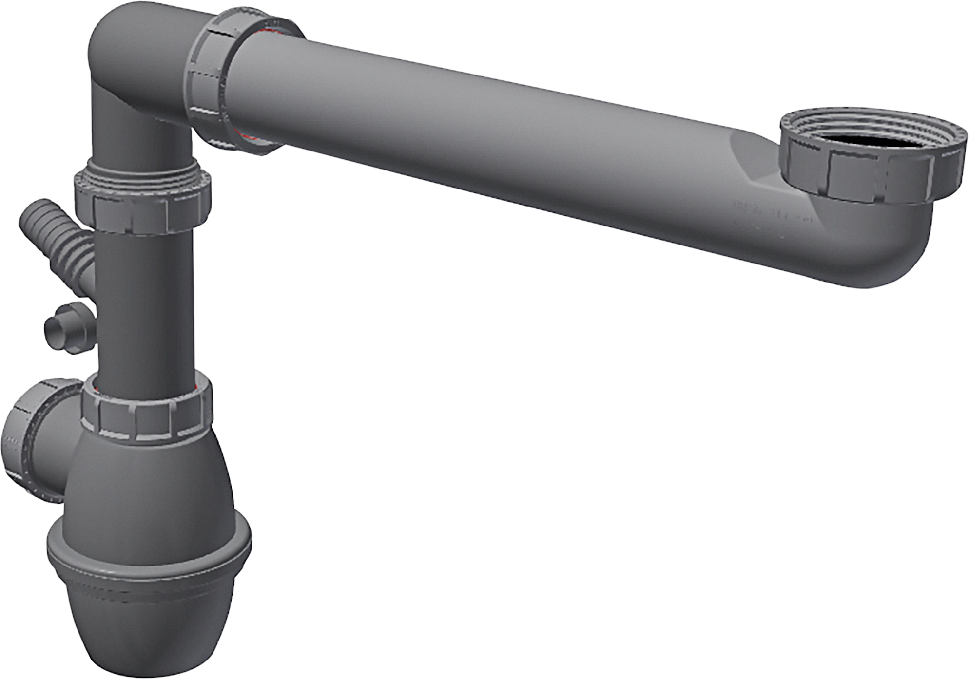 TUBULURE ET SIPHON INOX 1CUVE AVEC PML