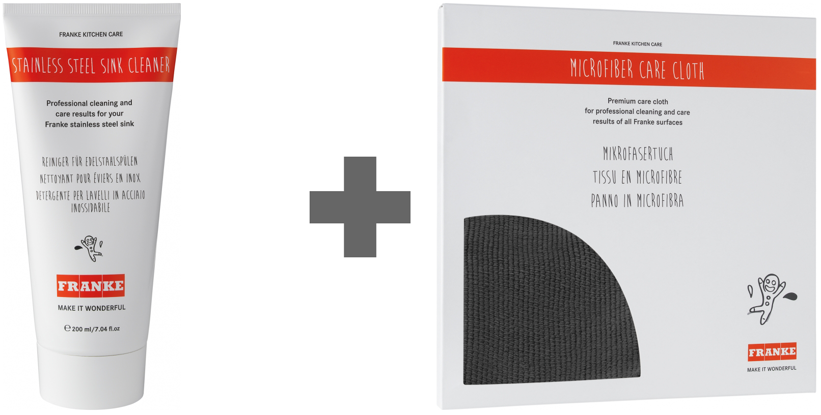 SET D'ENTRETIEN EVIERS INOX
