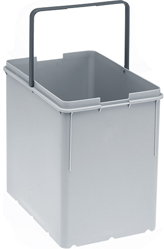 PD RD récipient 18 litres gris