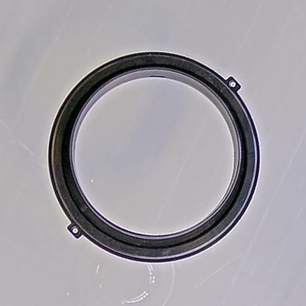 FLANGIA USCITA ARIA D120 PP V2 BK