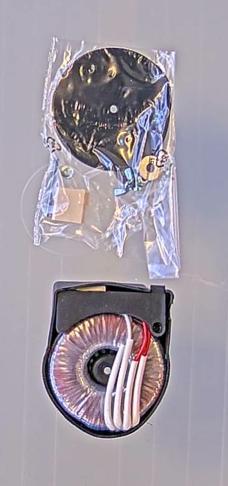 KIT TOROIDAL TRANSF.60W 230V C/C+SUPP