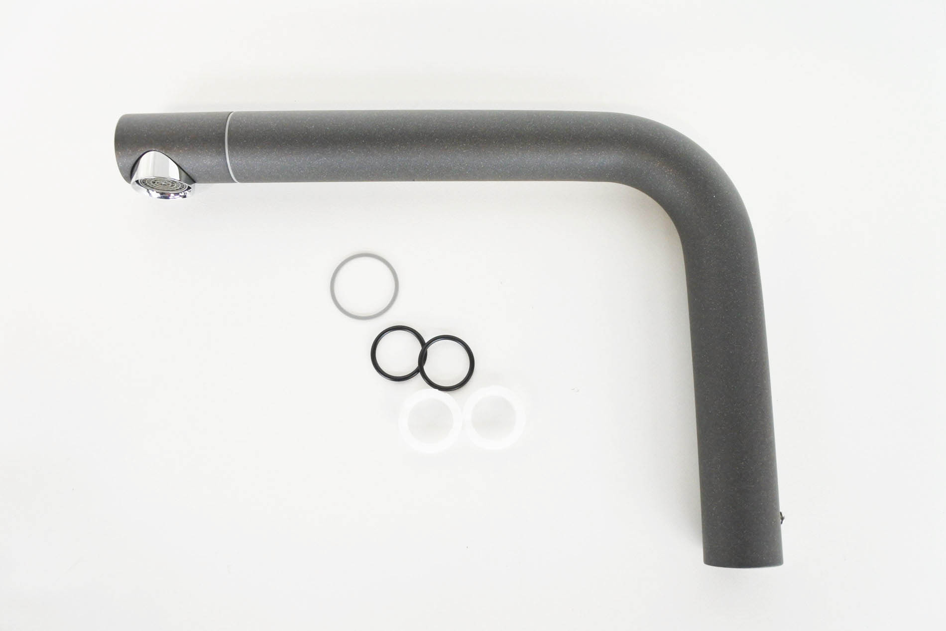 ET Arm Schwenkauslauf Chrom + Graphit