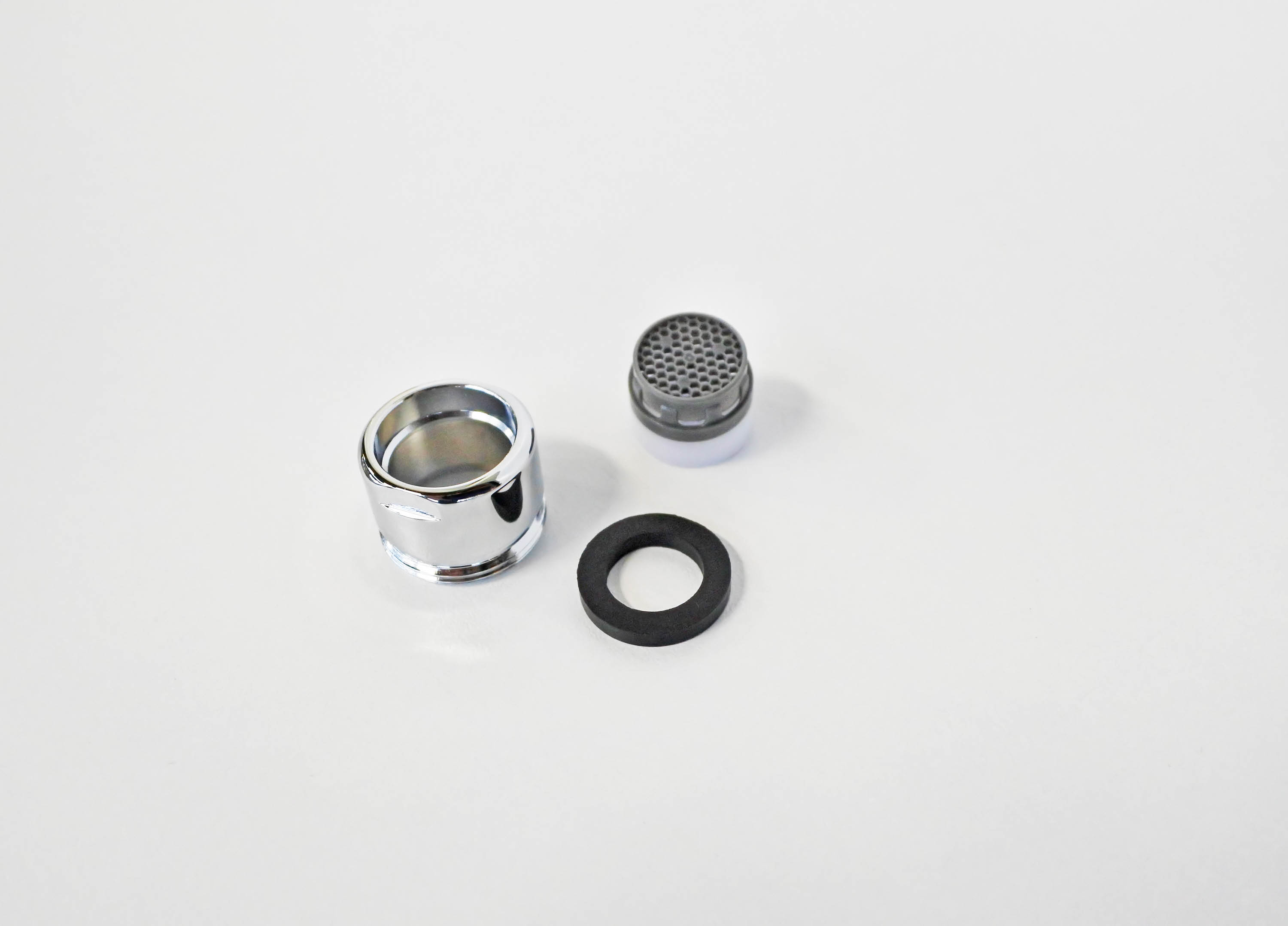 Aerator z tuleją chrom i uszczelką