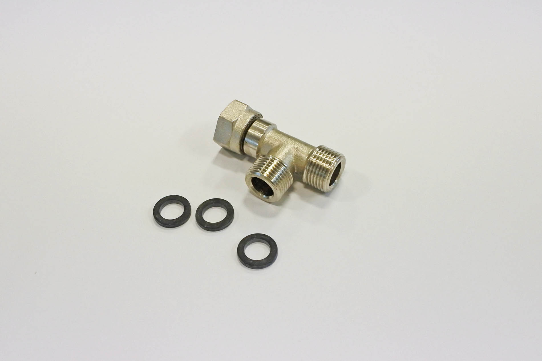 Armaturen T-Stück L=50mm, 3 Dichtungen