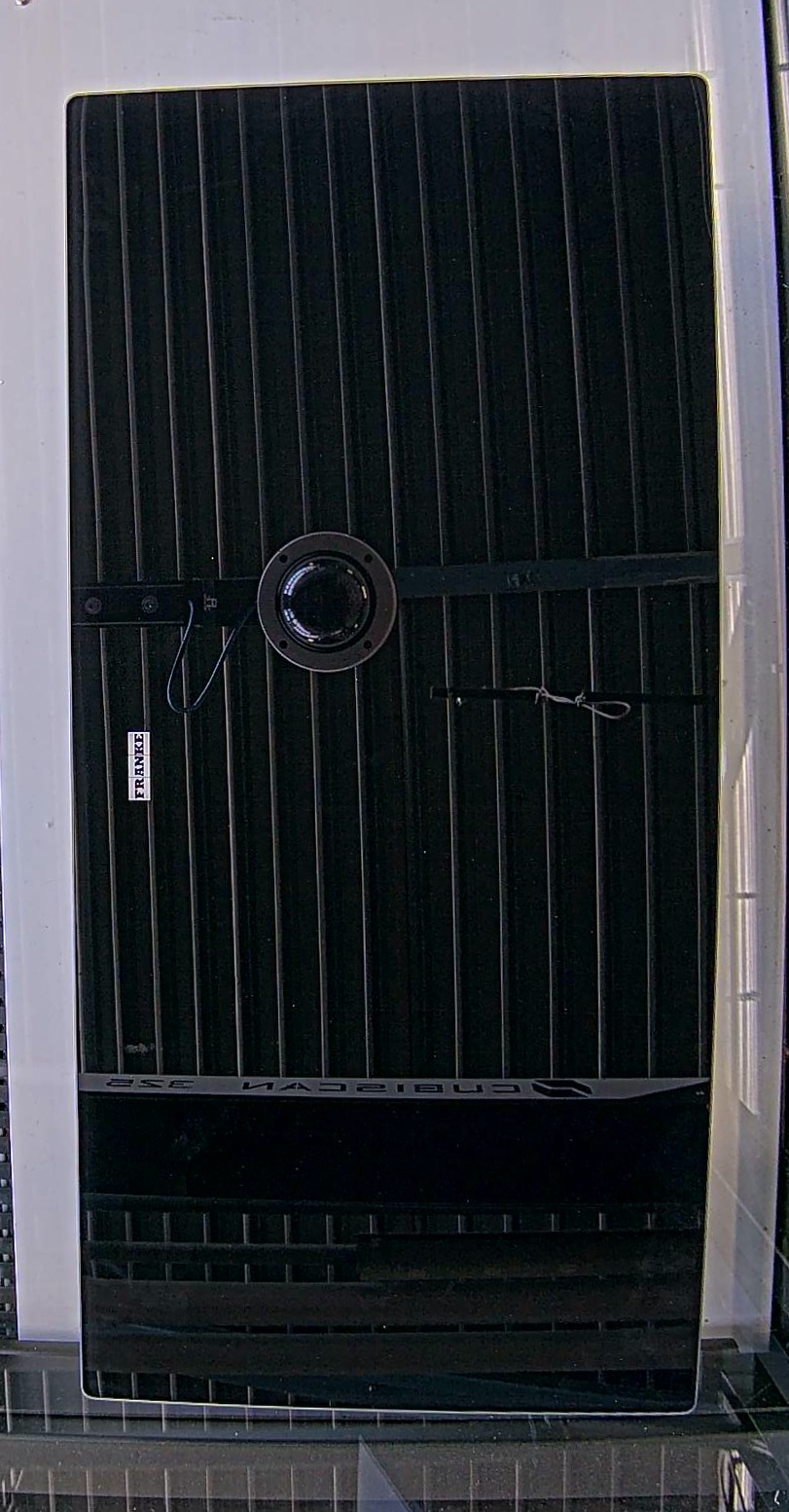 ET HAUBE Frontpanel Glas schwarz 90