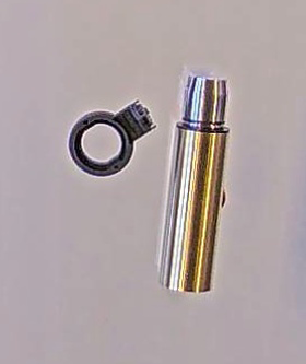 ET ARM Zugauslauf PVD Gold + Schlüssel
