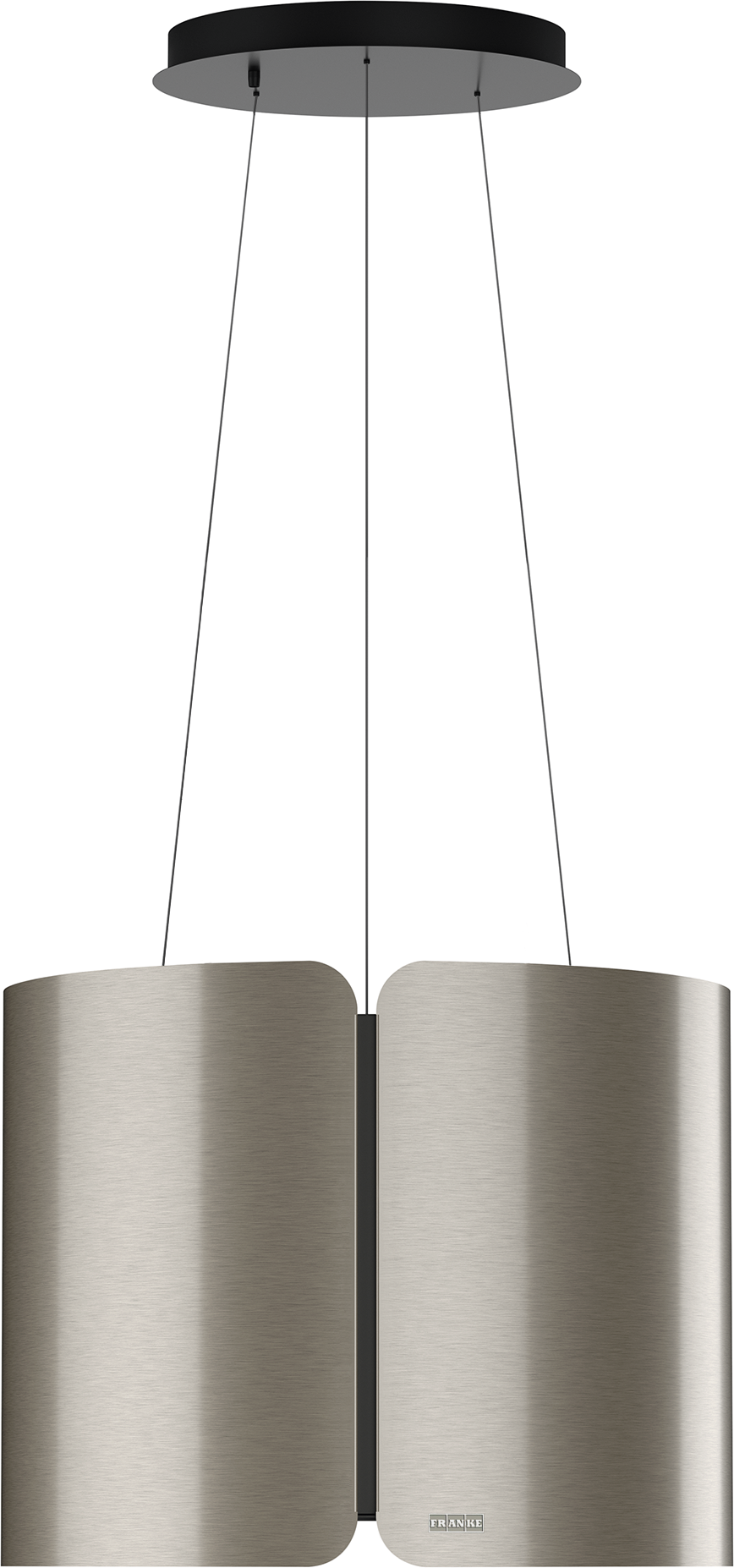 Inselhaube Smart Suspended Edelstahl