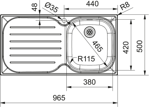 CPX P 611-96 3 1/2" EGG SVRFEIATP V-CH