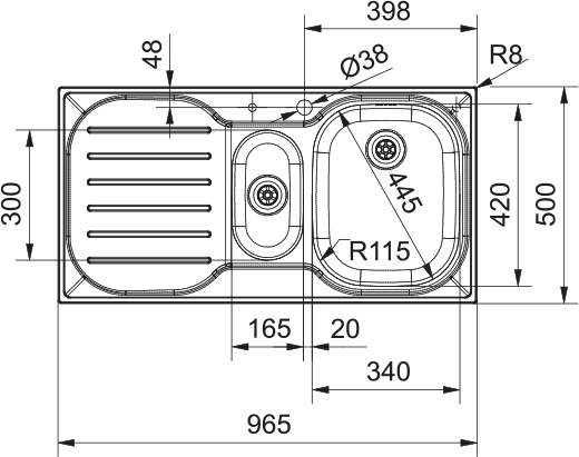 CPX P 651-96 3 1/2" DKRSVIMUE V-CH