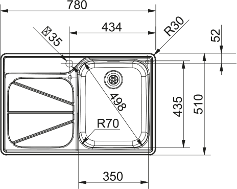 ARX 611 3 1/2" TL DRKVIMUE V-CH