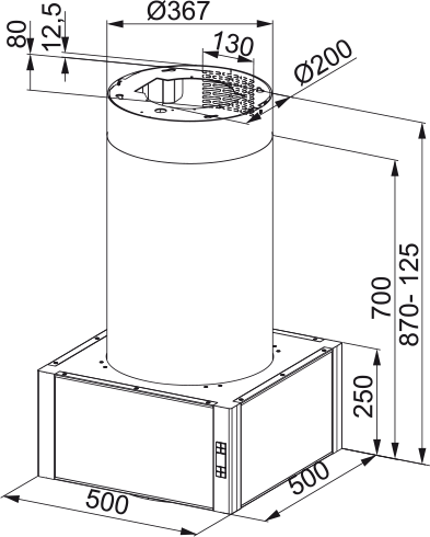 Abzugshaube FGR 5007 I XS