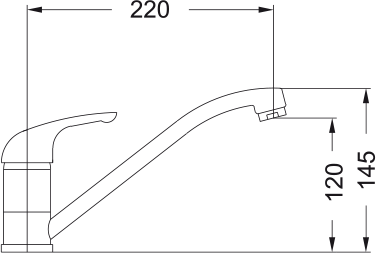 0311 BEC FIXE CHROMÉ 0311 BEC FIXE CHROMÉ