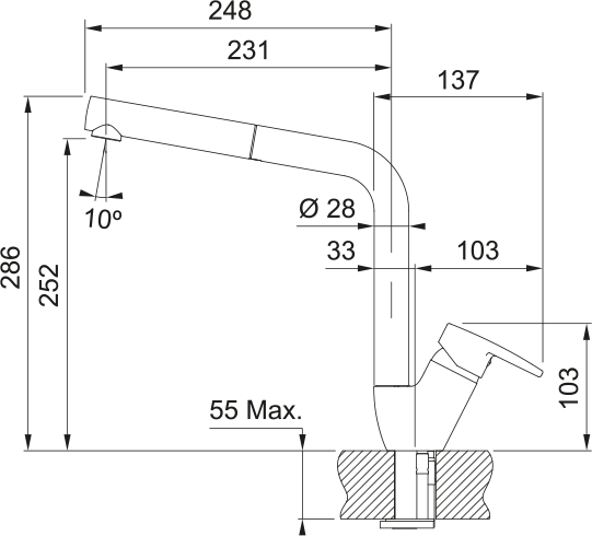 SPARK DOCCIA CROMATO