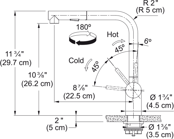 Atlas Neo Pull-Out Faucet - ATL-PO-304