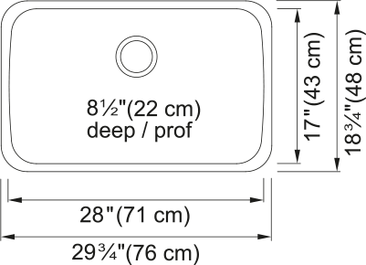 Reginox Undermount Sink - NS1930U-9