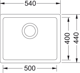 KBG 110-50 3 1/2" AS TI magnolia
