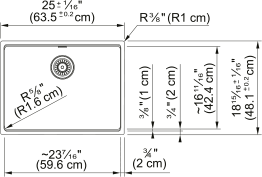 Maris Undermount Sink - MAG11023-SHG