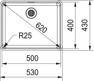 KBX 210/610-50 3 1/2" I TCSSWIWOF V-CH