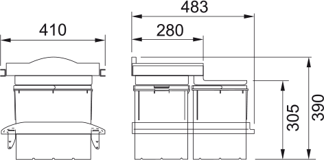 Sortownik Trolley Vario 45