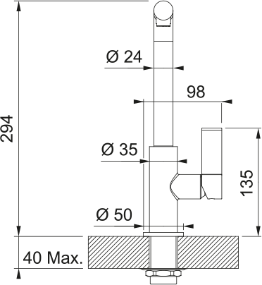 NEPTUNE EVO DOUCHETTE 1 JET
