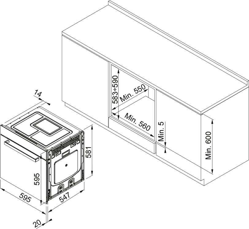 FORNO CR 913 M BK DCT TFT