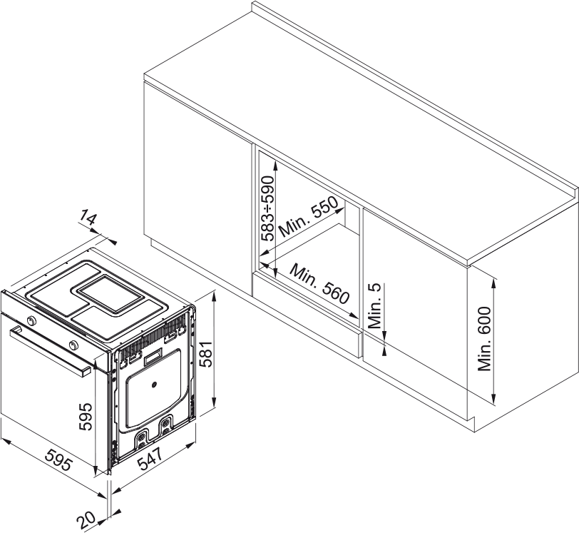 FORNO CR 913 M BK DCT TFT