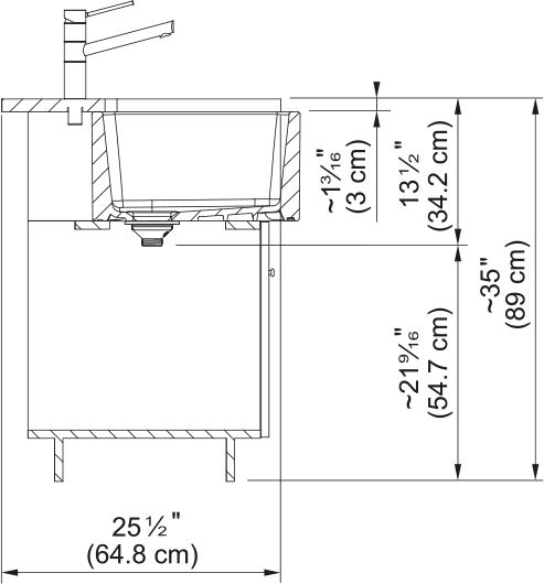 FRANKE Ceranova Apron Front Sink - CRK71036-GWH Ceramic Kitchen Sink